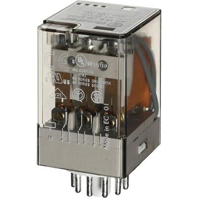 Finder 60.13.8.024.0050 Steckrelais 24 V/AC 10A 3 Wechsler 1St.