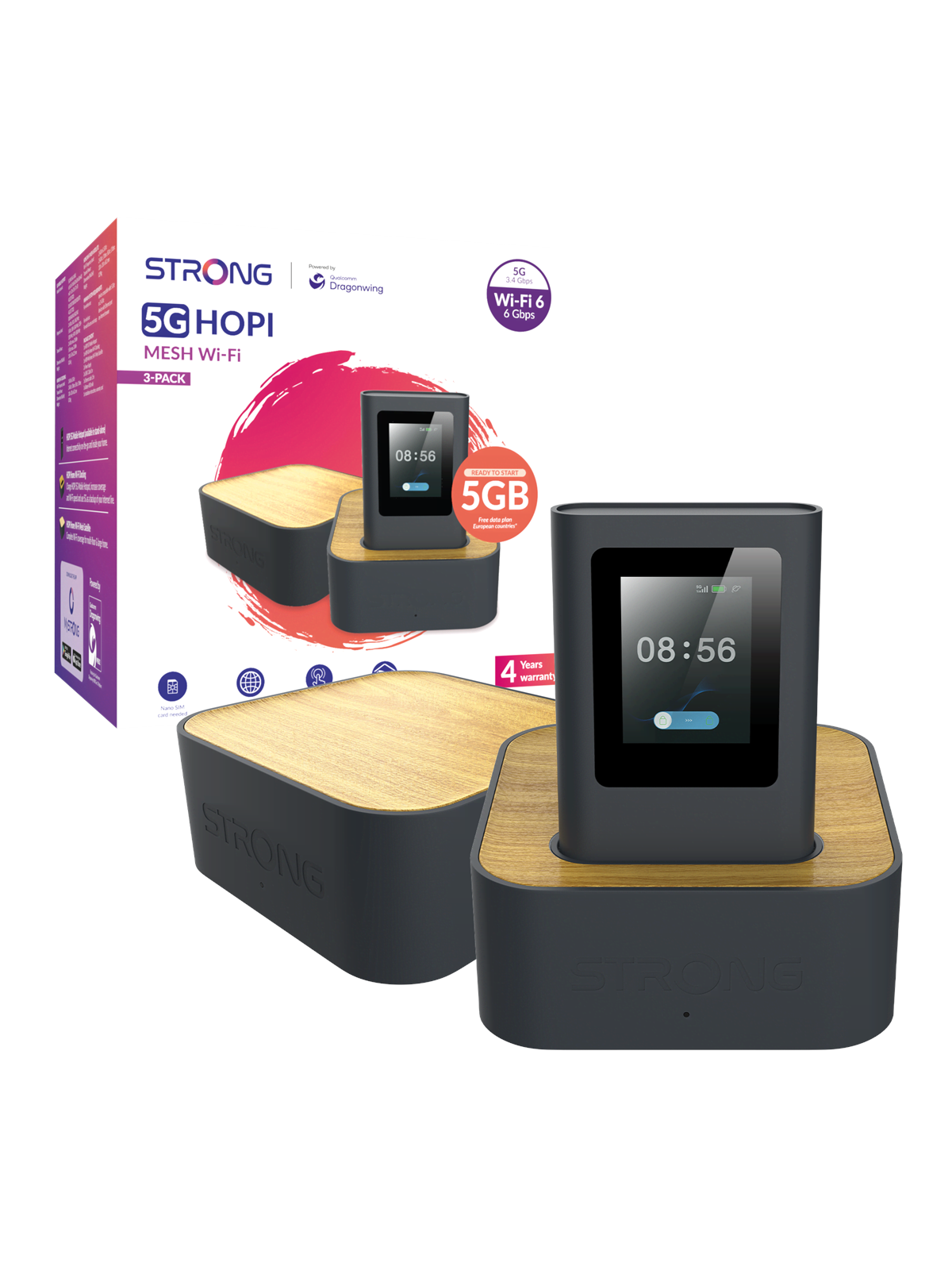 Strong 5G HOPI Mesh Wi-Fi (3-Pack) - Mesh router