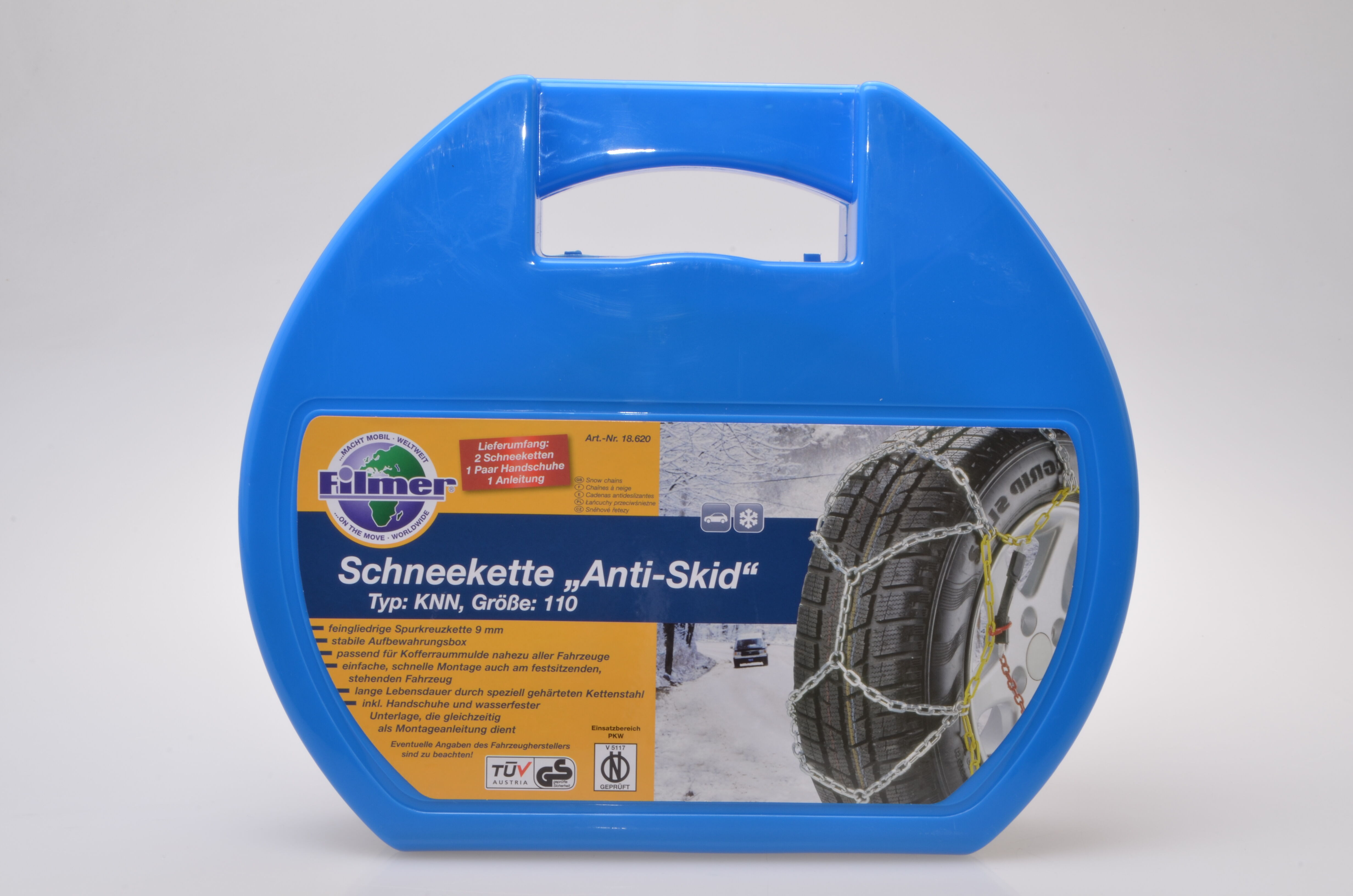 Filmer Schneekette Paar Schneeketten Pkw 9mm 18620