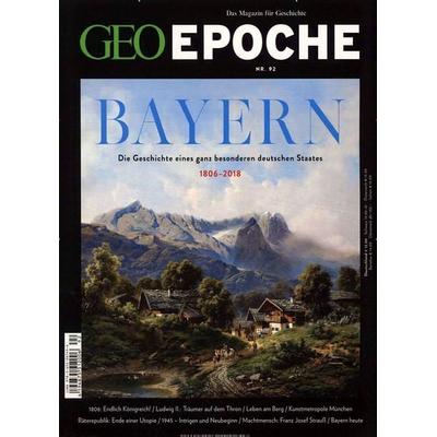 GEO Epoche / GEO Epoche 92/2018 - Bayern, Geheftet von Michael Schaper, Gruner + Jahr, 978-3-652-00743-6