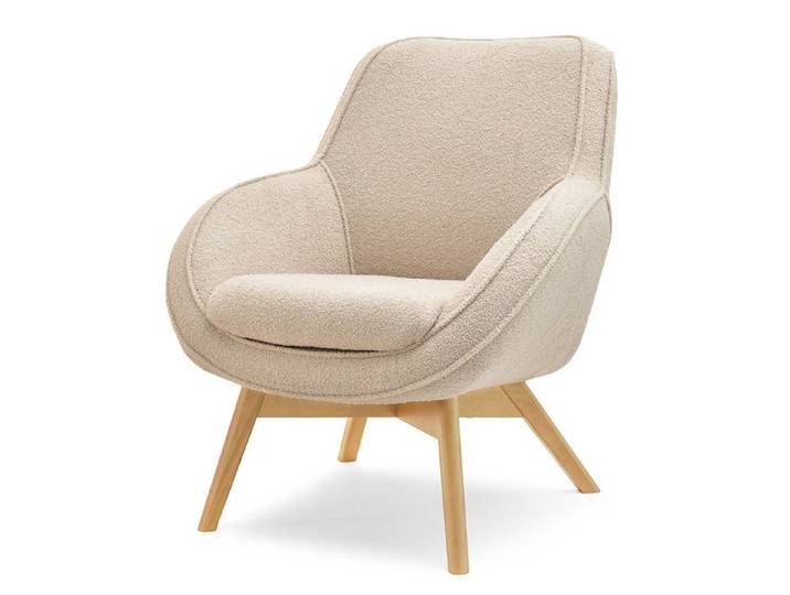 Compleo Sessel Bequem, Relaxsessel MERO, TV-Sessel auf Holzfüße