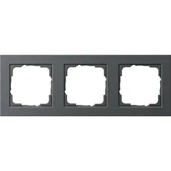 Gira 021323 Abdeckrahmen 3f Gira E2 Anthrazit