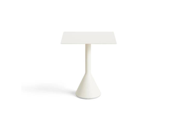 HAY Palissade Cone quadratischer Café-Tisch 65x65 cm Cream white
