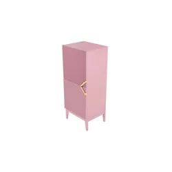 Highboard   ¦ rosa/pink ¦ Maße (cm): B: 50,5 H: 120,5