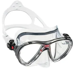 Cressi Tauchmaske Big Eyes Evolution - CLEAR/FRAME RED
