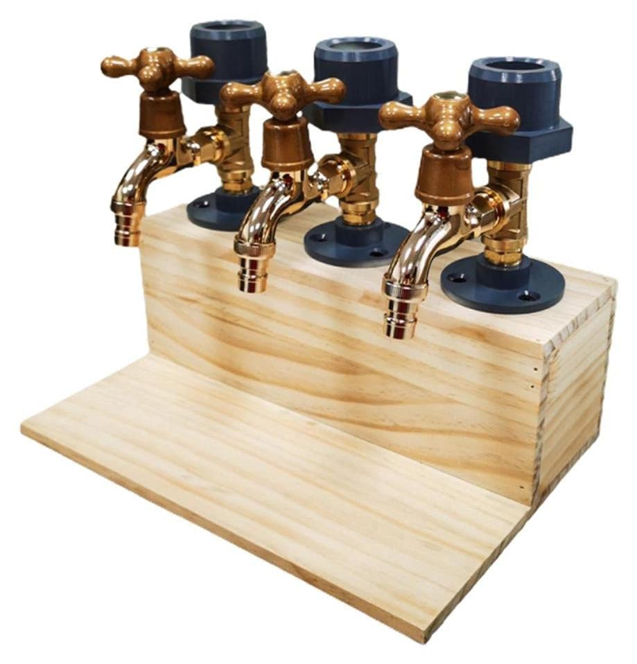 Dripio Houten biertap – Drankdispenser voor whisky, likeur en meer