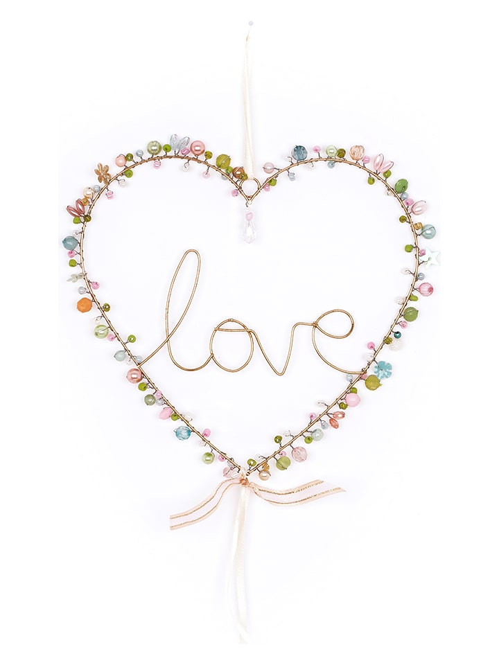 Overbeck and Friends Dekohänger "Love Candy" in Bunt - (L)19 x (B)19 cm - onesize