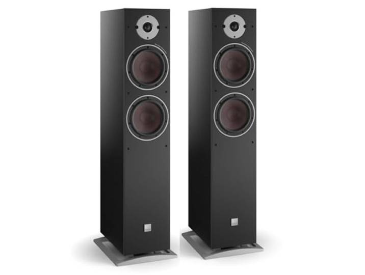 DALI Oberon 7 C paar – revolutionaire actieve draadloze staande luidsprekers met geïntegreerde versterkers voor high-end hifi-geluid, naadloze draadloze verbinding, ideaal voor muziek en thuisbioscoop