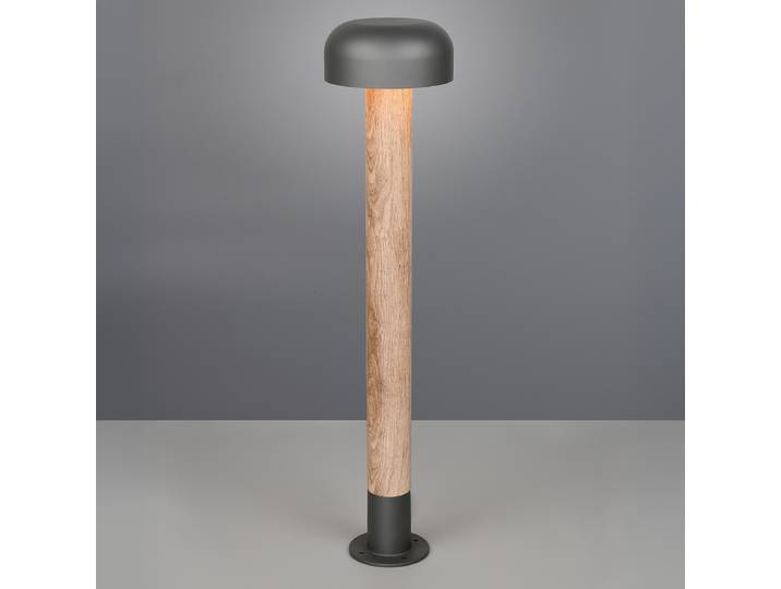 Wegeleuchte Fraser 85cm Grau/Dunkelgrau/Beige