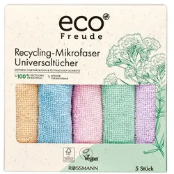 OTTO Office Recycling-Mikrofaser Universaltücher 5 Stück gelb, 32 cm