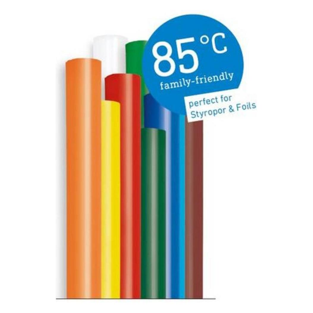 Steinel Heissklebesticks 7 mm 150 mm Bunt, Rot, Gelb, Grün, Orange, Weiss (084646)