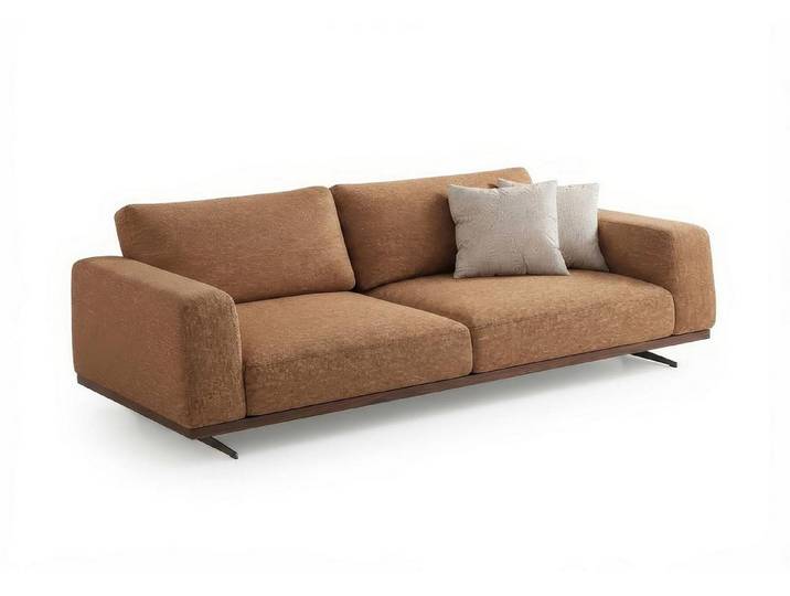 JVmoebel 3-Sitzer Sofa 3 Sitzer Modern Braun Edel Luxus Design Wohnzimmer Couch, 1 Teile