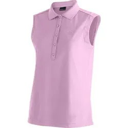 MAIER SPORTS Damen Polo Ulrike Sleeveless, Größe 42 in Lila Lila