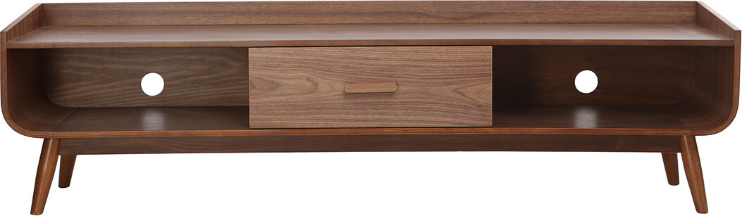 Miliboo TV-Möbel Vintage Nussbaumholz 180 cm HALLEN