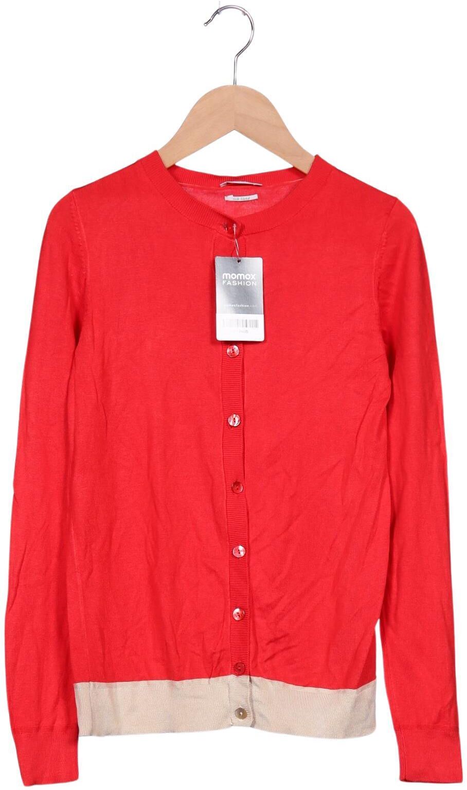United Colors OF Benetton Damen Strickjacke, Rot, Gr. M, Viskose / Seide - Second Hand
