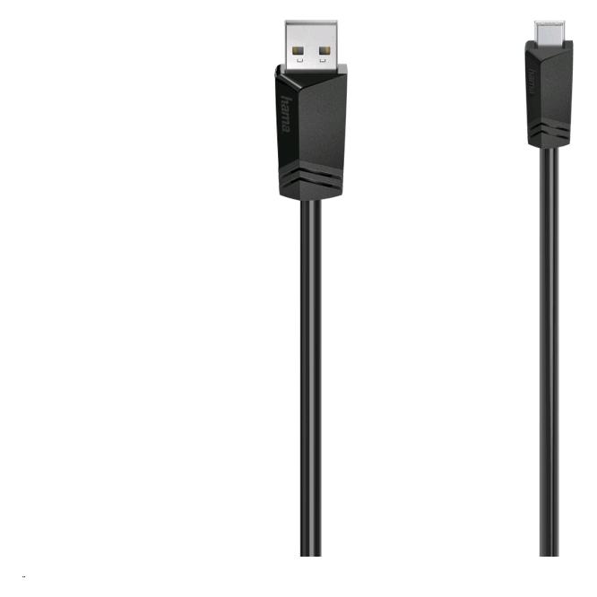 Hama Mini-USB-Kabel, USB 2.0, 480 Mbit/s, 1,50 m (1.50 m, USB 2.0) (00200606)