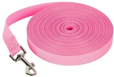 Uplifted Finds Vista Track Extended Nylon Training Leash pink 5 M (16 Ft)
