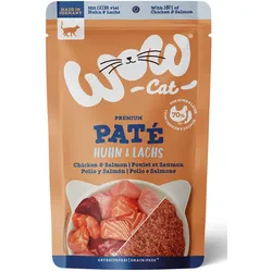 WOW CAT Adult Huhn & Lachs 12x125 g