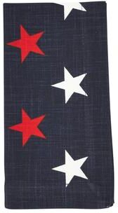 Saro Lifestyle Patriotic Stars Napkin (Set of 4) - Americana Star Pattern Table Linen for Memorial Day, Fourth of July & Everyday Entertaining