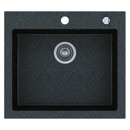 Kernau KGSH 60 1B Single-Bowl Kitchen Sink - Black Metallic Finish (Model 16607) (Einbauspüle) (5907377716181)