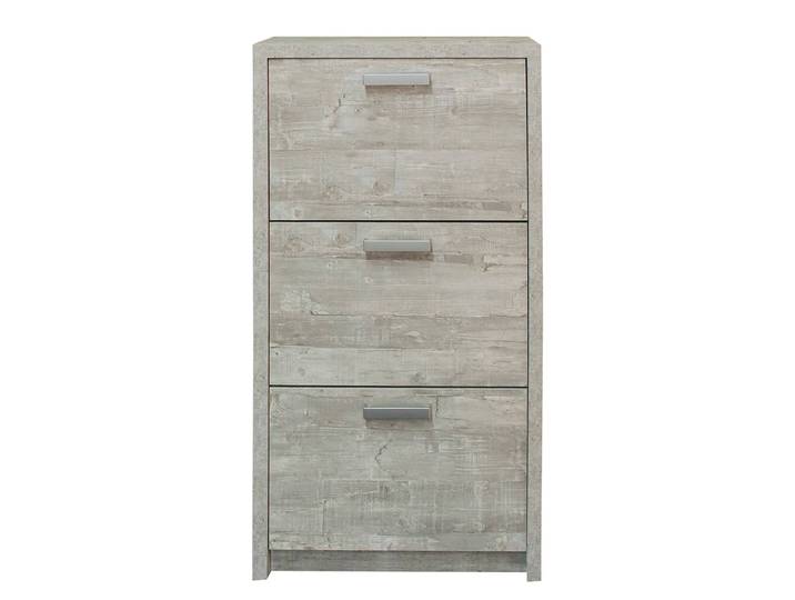 Schuhkipper III 64 x 125 x 24cm Grau/Beton