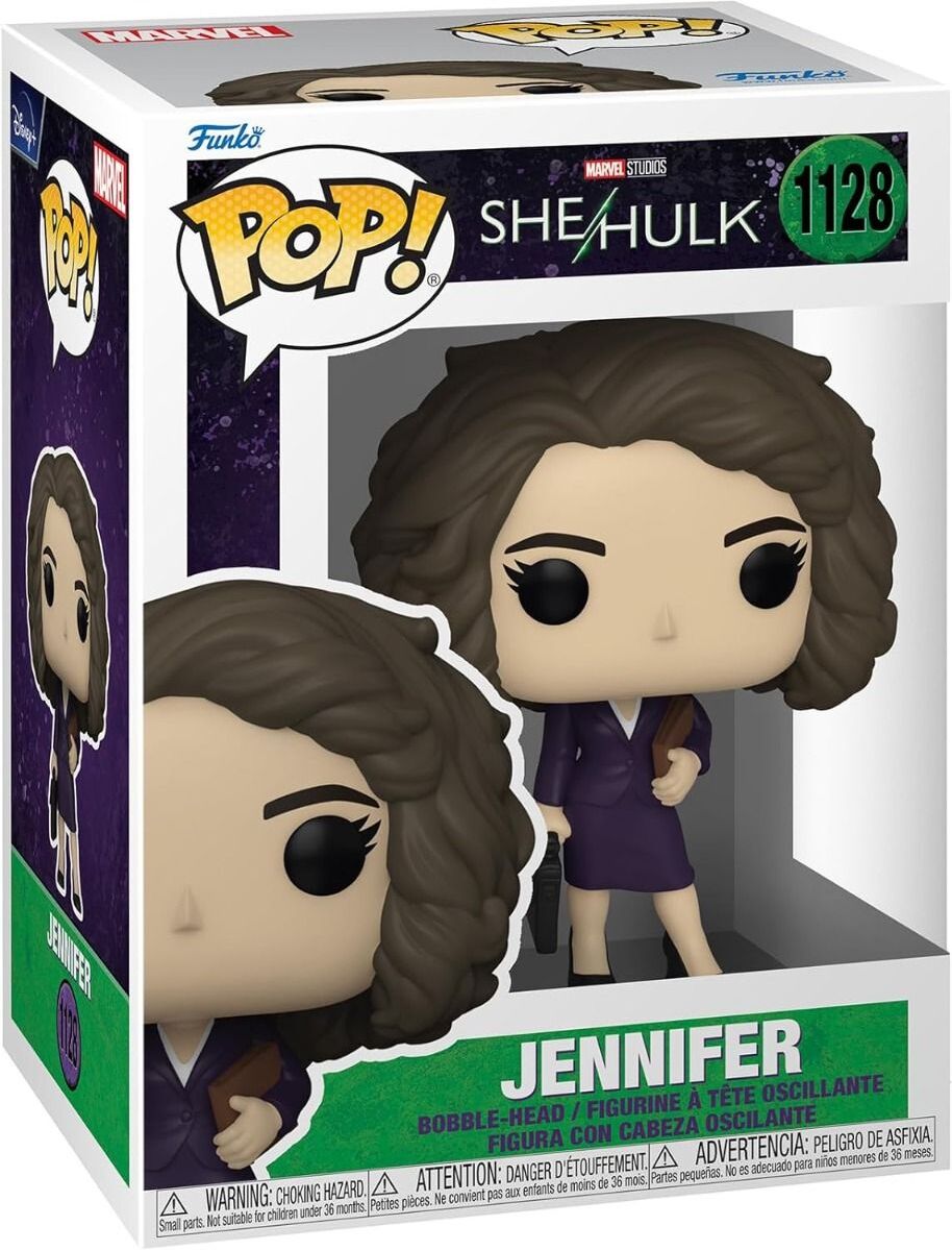 Funko Pop! Marvel: She-Hulk - Jennifer #1128 Bobble-Head Vinyl Figure