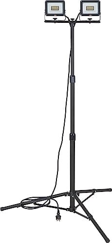 Brennenstuhl JARO 6060 T LED bouwlamp met statief, 4800lm, 6500K, IP65, zwart