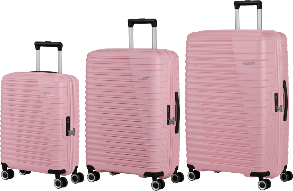 American Tourister Roadrush 3 Piece Suitcase Set - Soft Rose