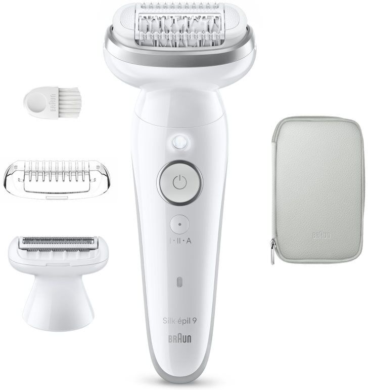 Braun Silk-épil 9 9-030 épilateur à tête entièrement flexible conçu pour un rasage humide ou sec 1 pcs