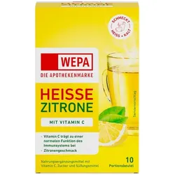 WEPA heiße Zitrone+Vitamin C Pulver 100 g
