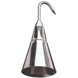 F. Dick Schabglocke 16 cm ohne Haken, Küchenmesser, Silber