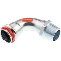 VSH Bogen 28 x R1 90 Grad i/a C-Stahl V-Kontur 6561335