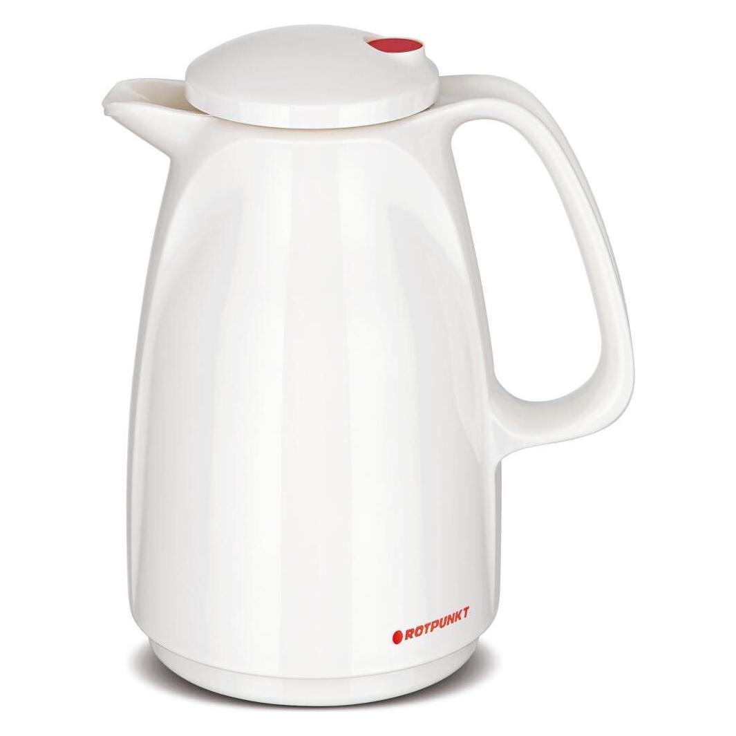 Rotpunkt Isolierkanne Bella aus Kunststoff in Farbe alpine white, Ø 17,5x21,3 cm, 0,5 l (0.50 l) (225-01-41-0)