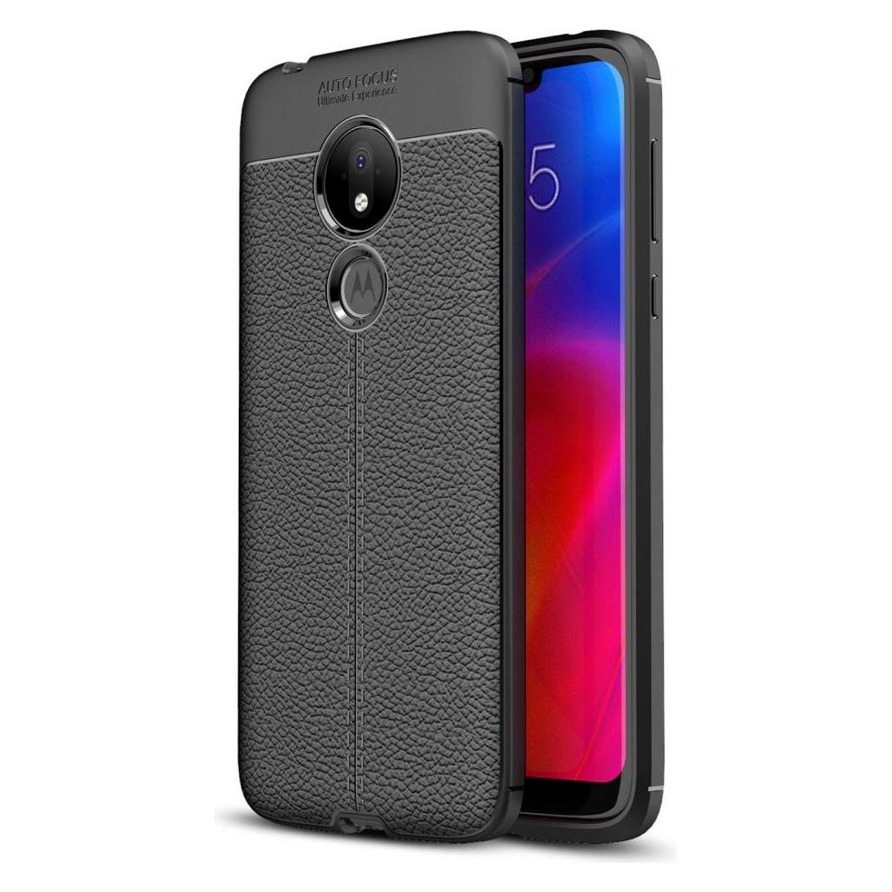 Screenguard Motorola Moto G7 Power Hülle Leather Design TPU Cover (Motorola Moto G7 Power) (00024583)