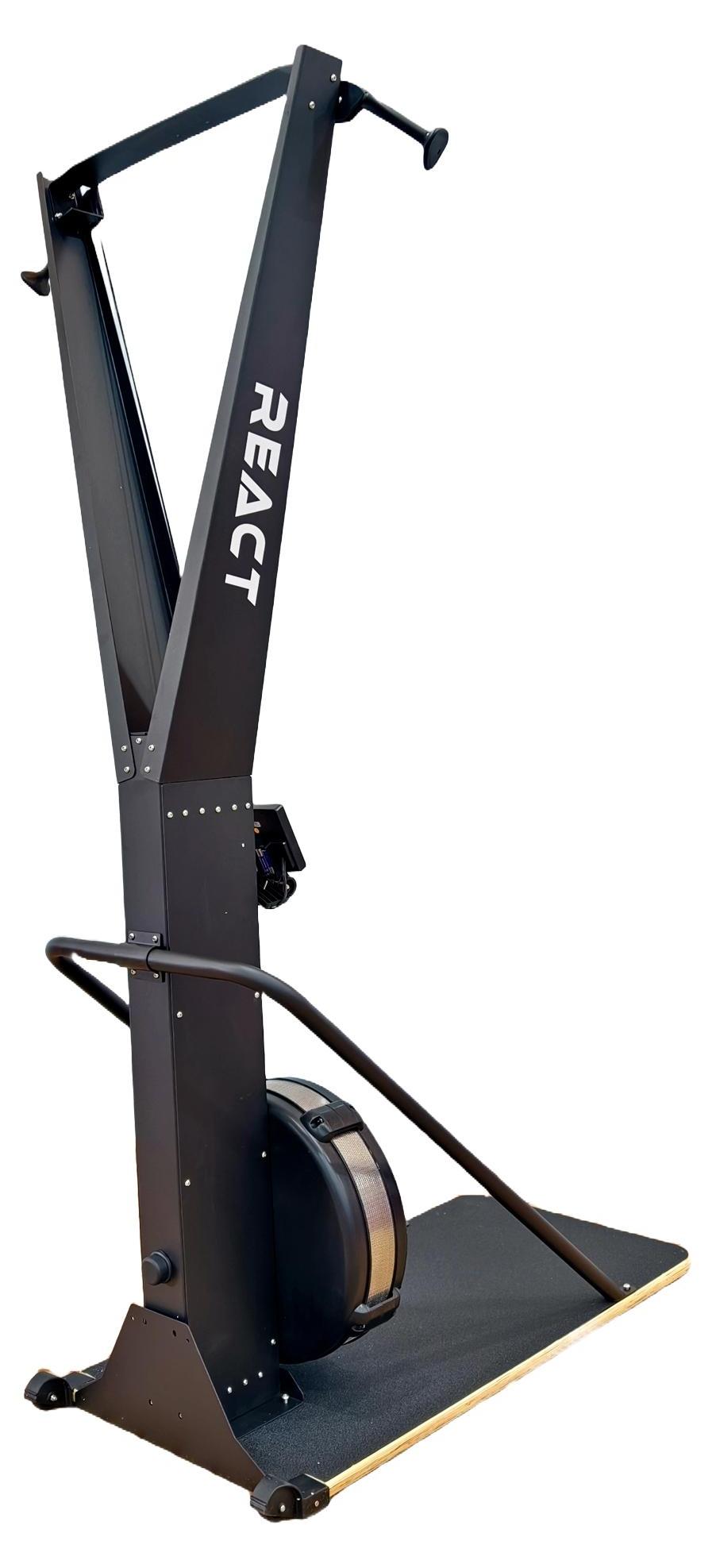 Skitrainer Air mit Luftwiderstand, LCD-Anzeige, Bluetooth, 131x60x214 cm
