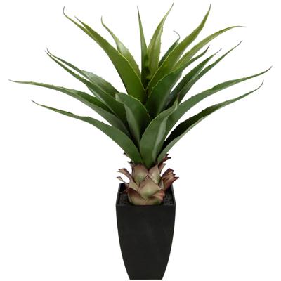Kunstpflanze I.GE.A. "Agave im Topf", grün, B:38cm H:75cm T:38cm, Kunststoff, Kunstpflanzen, Kunstpflanze