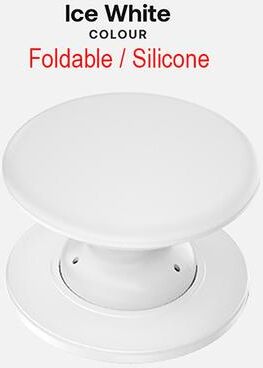 Shopalltechgadgets Grip Secure Adhesive Phone Grip Stand white