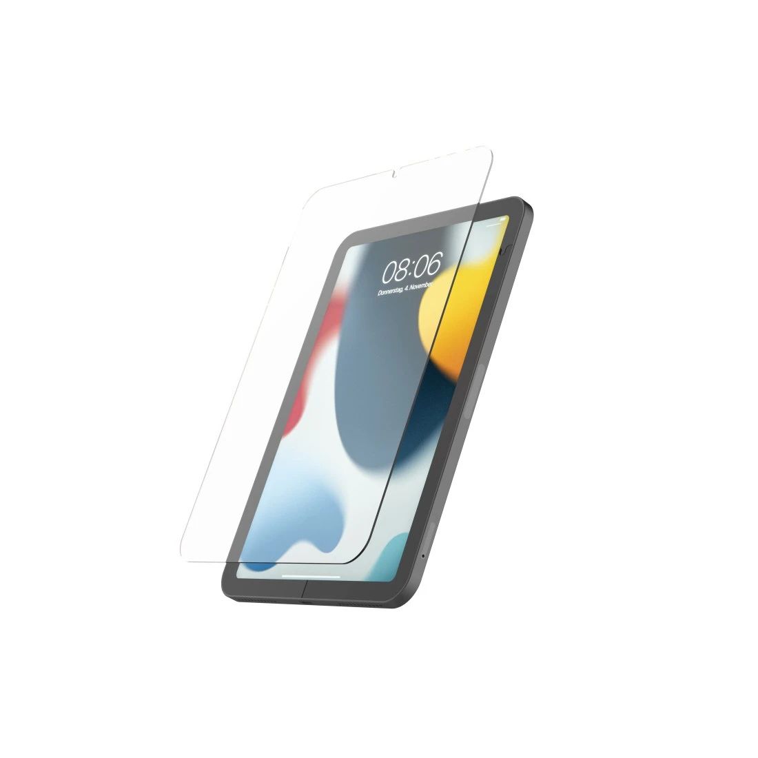 Hama Klare Bildschirmschutzfolie aus gehärtetes Glas 9H für Apple iPad mini 6./7.Gen bis 21,1 cm (8.3") Schlagfest, Schlagfest, Kratzresistent 210939 Premium (Transparent) 00210939