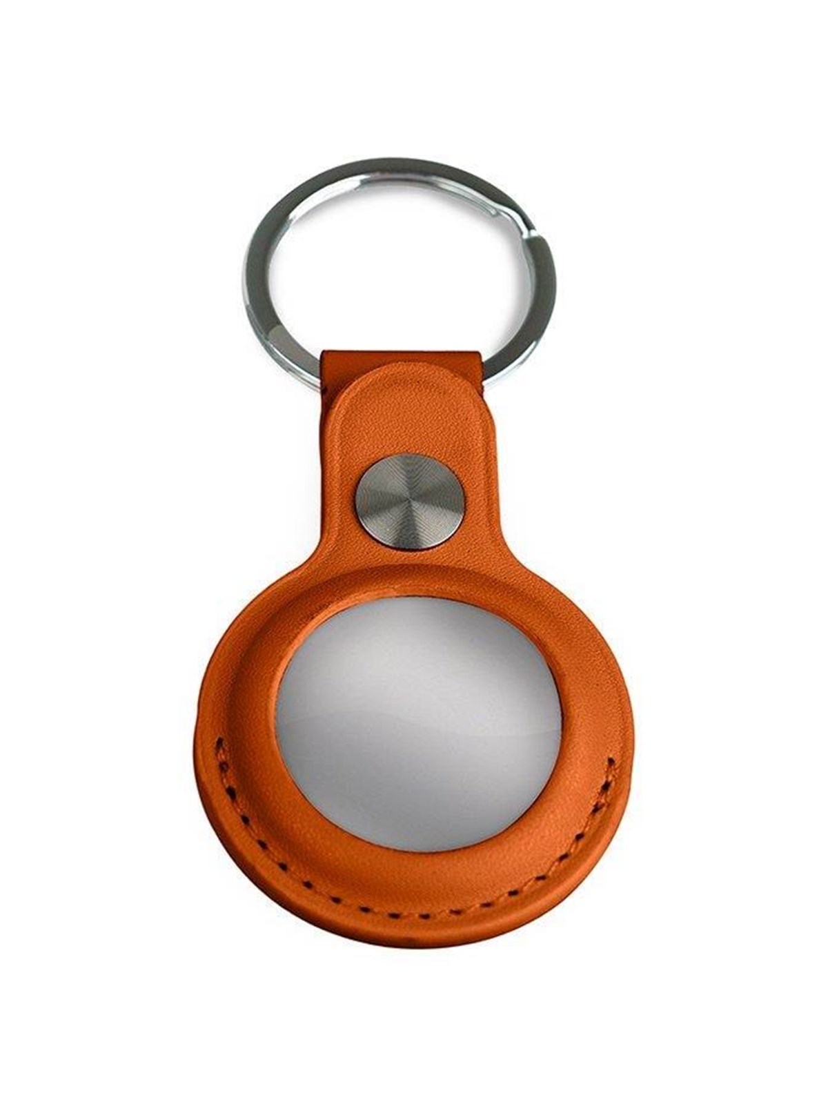 Light Solutions Airtag Key Ring - Leather - Brown