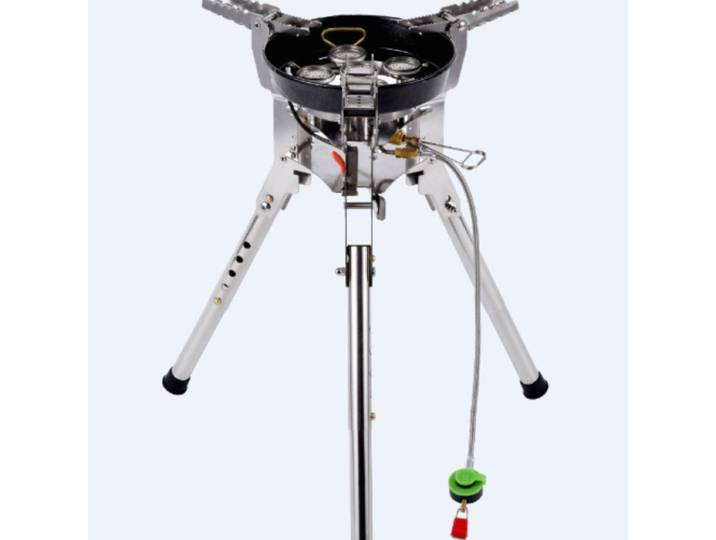 Réchaud à gaz portable BRS Bulin BRS-69/BRS-69A 6800W pour le camping, les pique-niques, la randonnée, la pêche - Brûleur d'extérieur pour équipe, fête, famille, camping