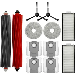 Roboparts Zubehör-Set für Roborock QRevo Master/Qrevo Slim, Staubsauger Roboter Zubehör