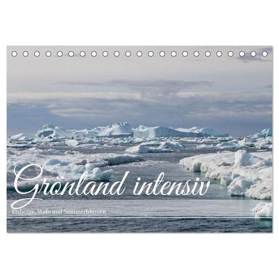 Grönland intensiv (Tischkalender 2026 DIN A5 quer), CALVENDO Monatskalender