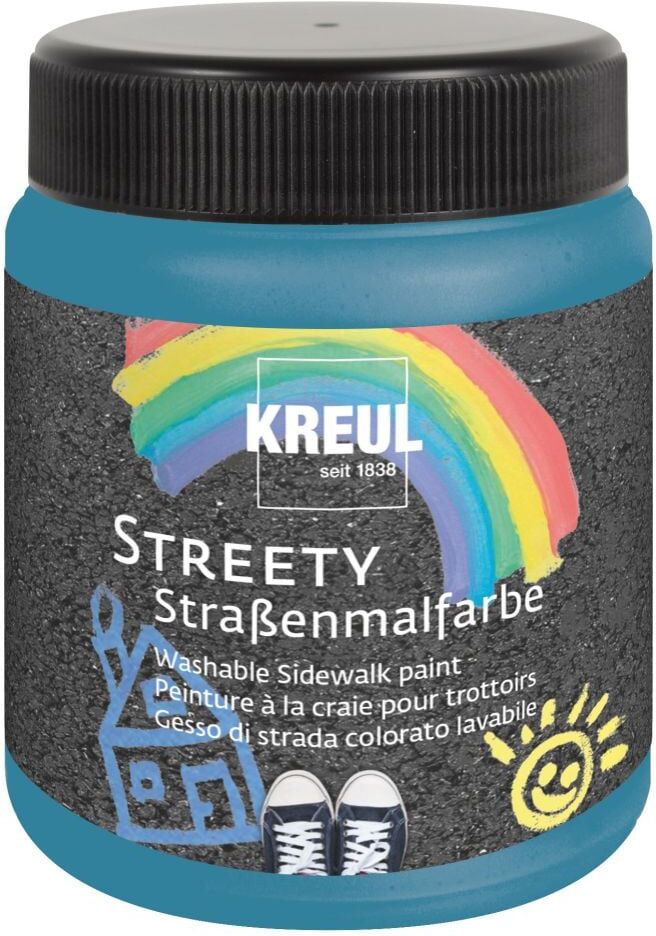 Kreul Streety Straßenmalfarbe Badelatschenblau 200 ml