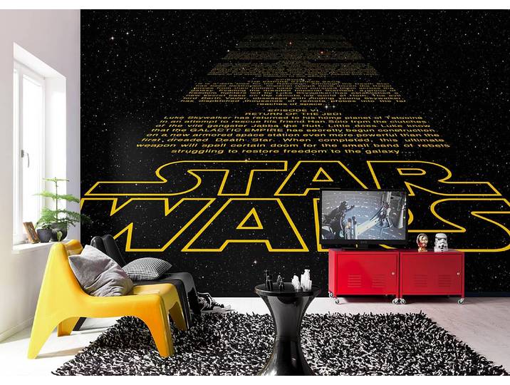 home24 Fotobehang Star Wars Intro 368 x 254 x 0cm meerdere kleuren