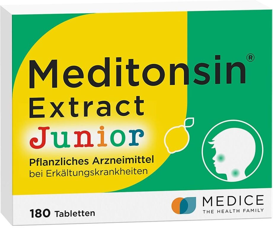 Meditonsin Extract Junior Pflanzliche Erkältungstabletten