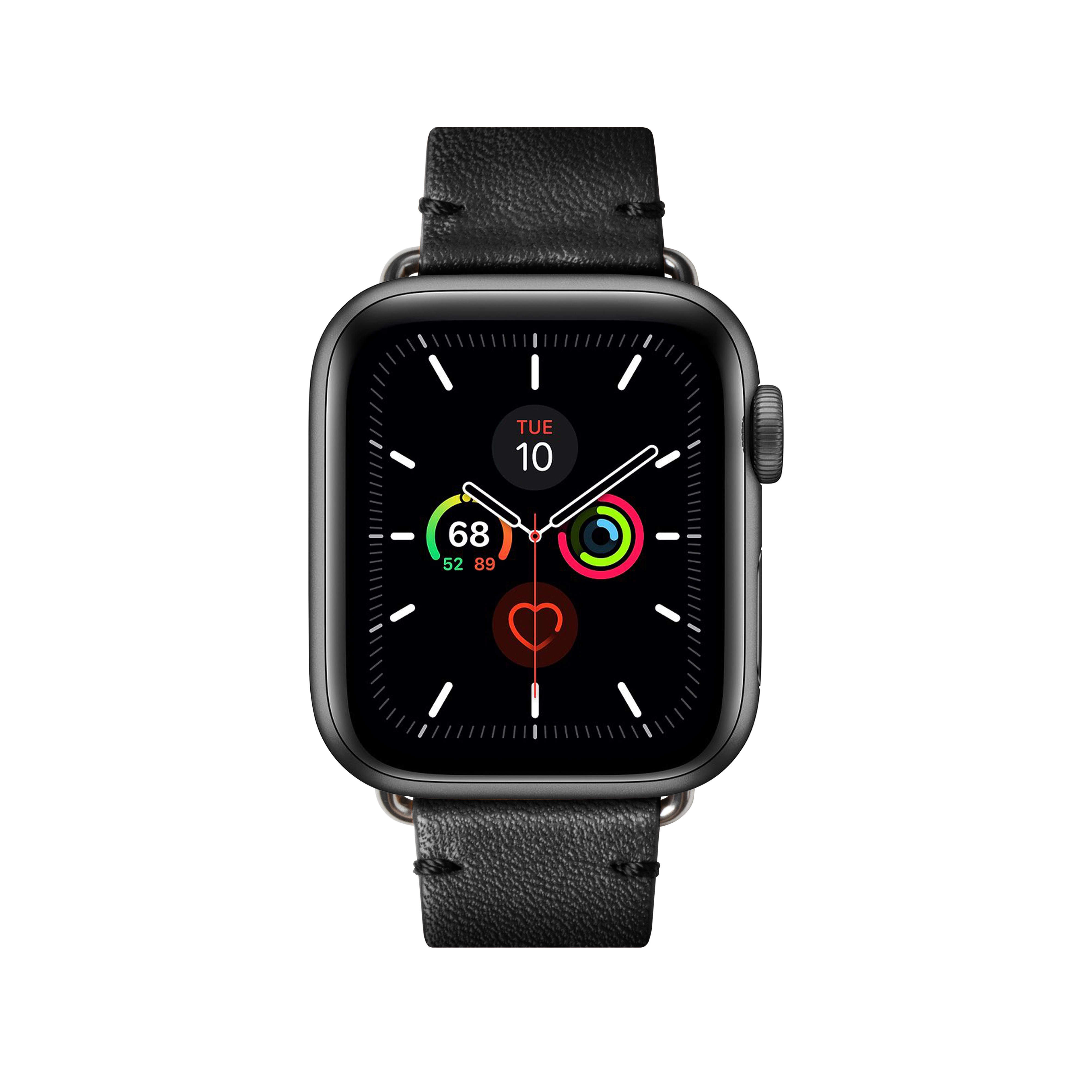 Native Union Apple Watch Strap Classic Leather Black 40mm STRAP-AW-S-BLK