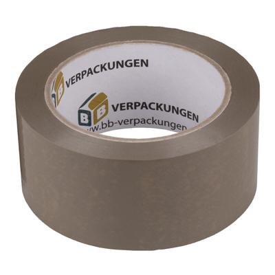 288 Rollen Klebeband PVC braun mit Naturkautschuk Kleber Packband Paketklebeband Karton BB-Verpackungen