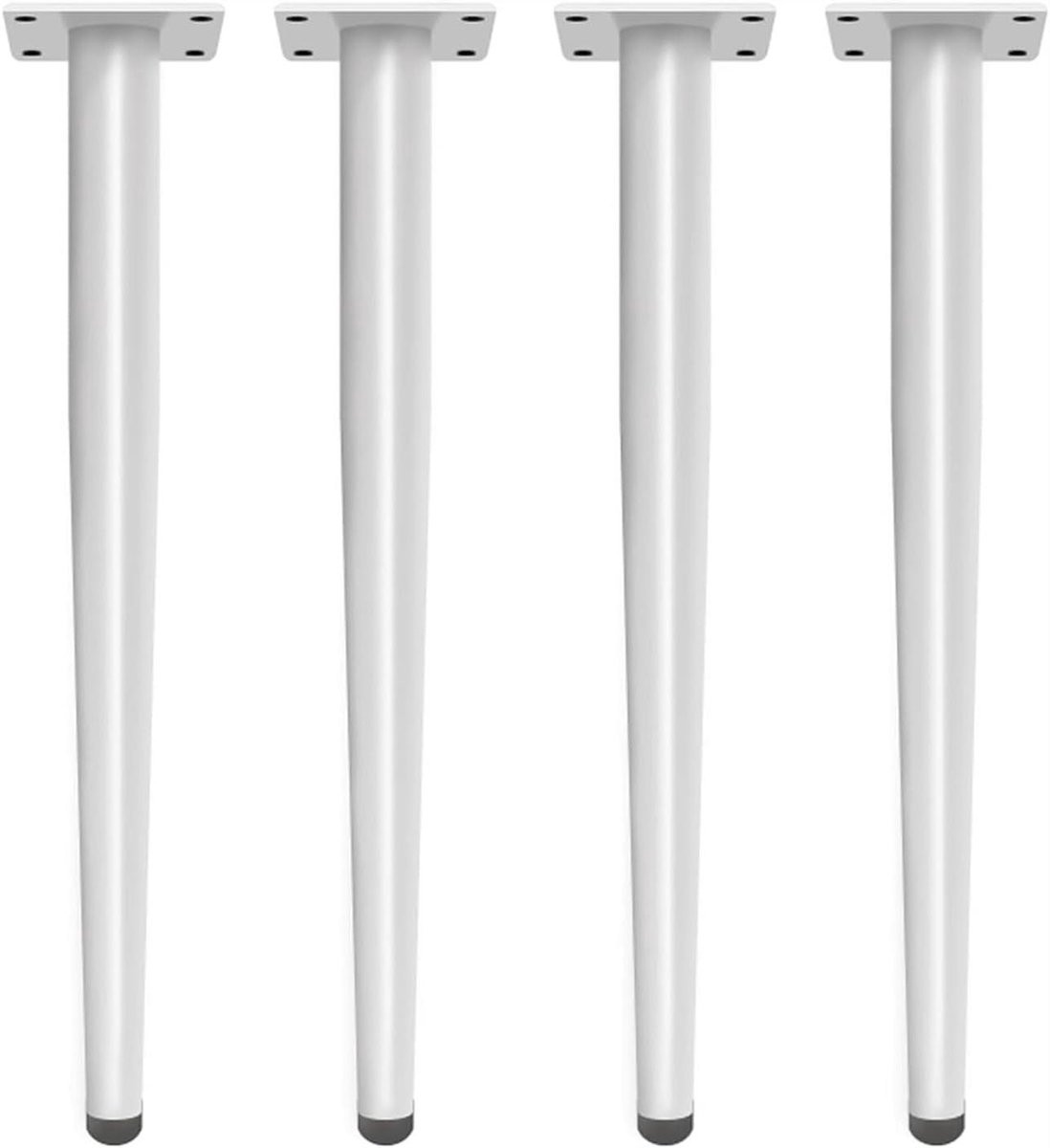 Wit Meubelonderstel Tafelpoten set - 20 cm