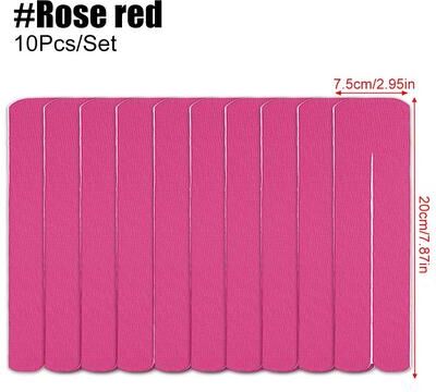 Inspired Living Precut Kinesiology Tape 10 Pack Waterproof Athletic Sports Tape For Muscle And Joint Support rose 7.5cm 10pcs