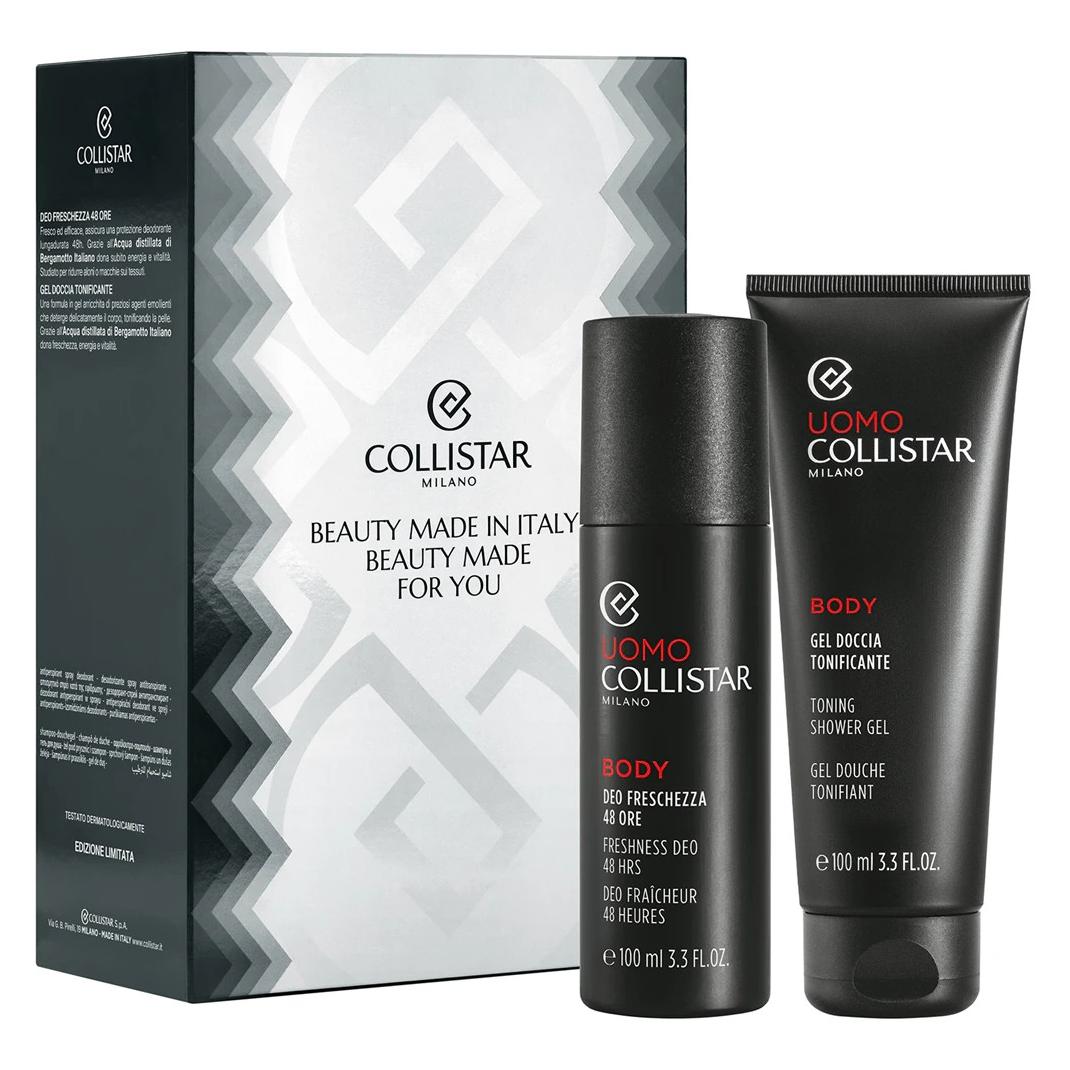 Collistar Men Deodorant 48 Hour Spray 100ml Shower Gel 100ml (Körperpflegeset) (67507001)